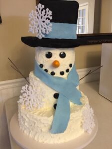 snowman cake