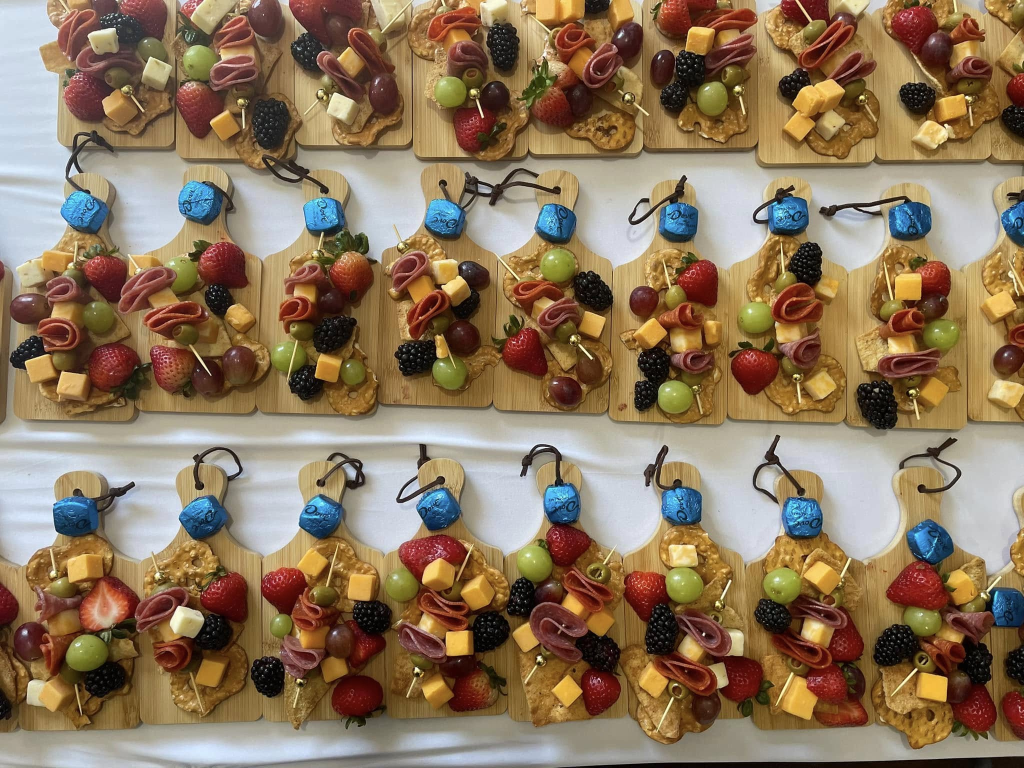 catered mini charcuterie boards
