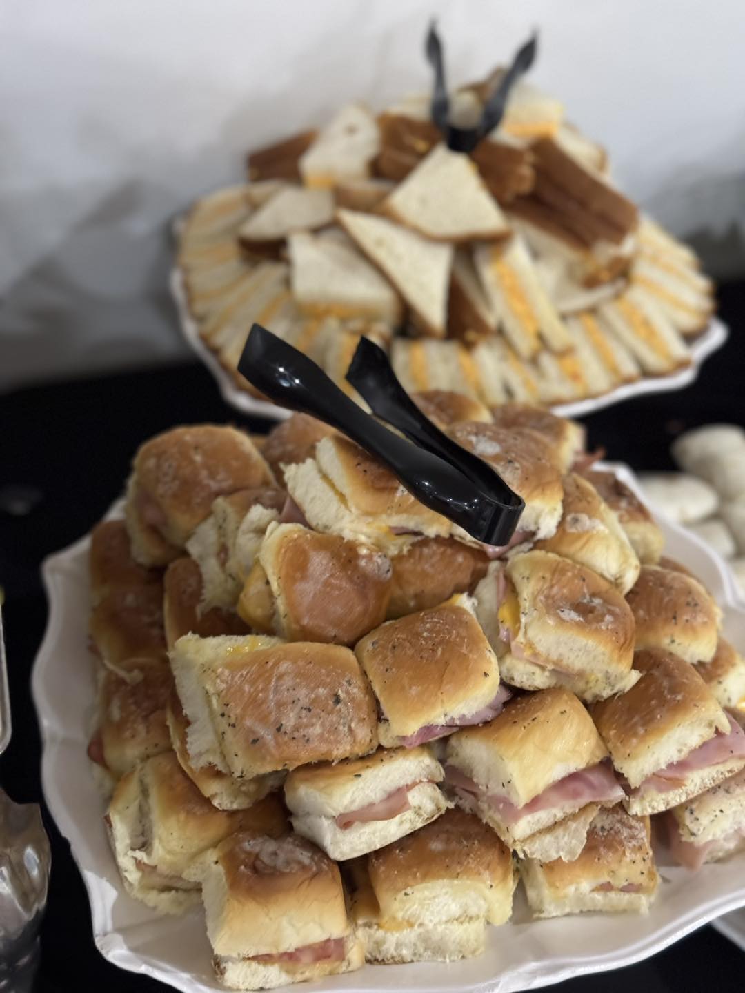 sliders and finger sandwiches