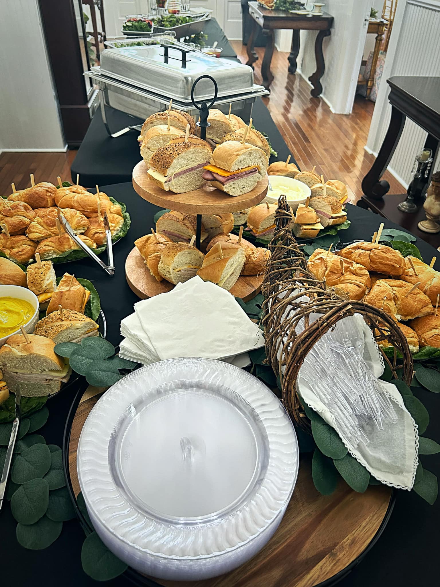 assorted catered sandwiches